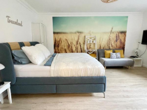 FeWo Studio 'Ein Bett im Kornfeld', Küche, 30qm, Souterrain